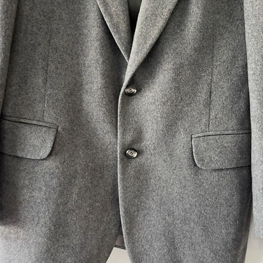 Oscar De La Renta 3 Button Notch Lapel Blazer Sz. 44